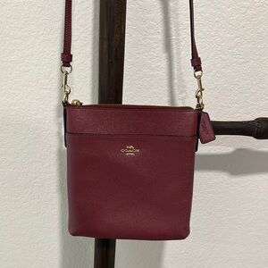 Coach Burgundy Crossbody Bag